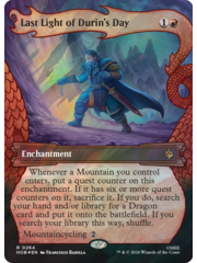 Magic: The Gathering Last Light of Durin's Day (Showcase) (Surge Foil) (264) Lightly Played Foil