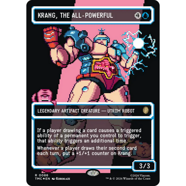 Magic: The Gathering Krang, the All-Powerful (Borderless) (Surge Foil) (086) Near Mint Foil