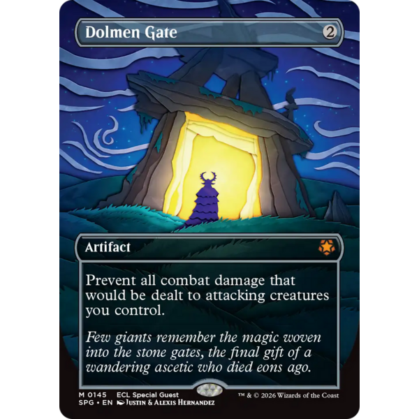 Magic: The Gathering Dolmen Gate (Borderless) (145) Near Mint Foil