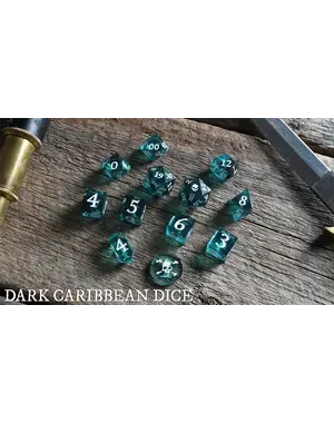 Limithron Pirate Borg - Dark Caribbean Dice Set