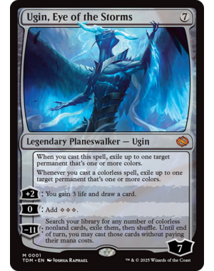 Magic: The Gathering Ugin, Eye of the Storms (001) Near Mint Foil