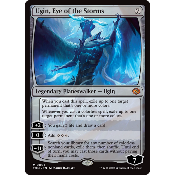 Magic: The Gathering Ugin, Eye of the Storms (001) Near Mint Foil