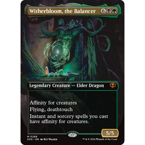 Magic: The Gathering Witherbloom, the Balancer (Borderless) (288) Near Mint Foil
