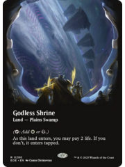 Magic: The Gathering Godless Shrine (Borderless) (280) Lightly Played Foil