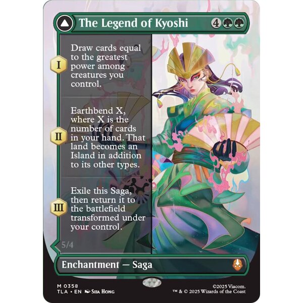 Magic: The Gathering The Legend of Kyoshi (Borderless) (358) Near Mint Foil