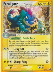Pokemon Feraligatr (Delta Species) (002) Damaged Holofoil