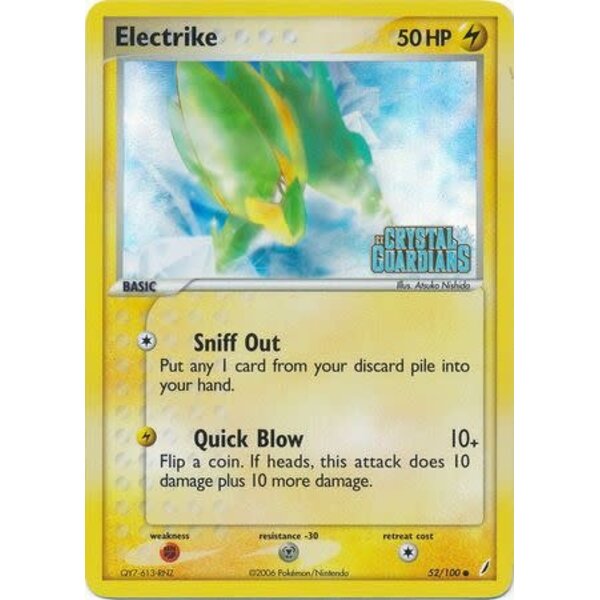 Pokemon Electrike (052) Lightly Played Reverse Holofoil