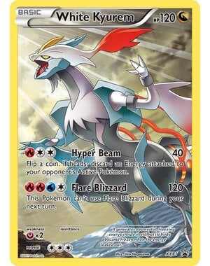 Pokemon White Kyurem (Full Art Promo) (XY81) Damaged Holofoil