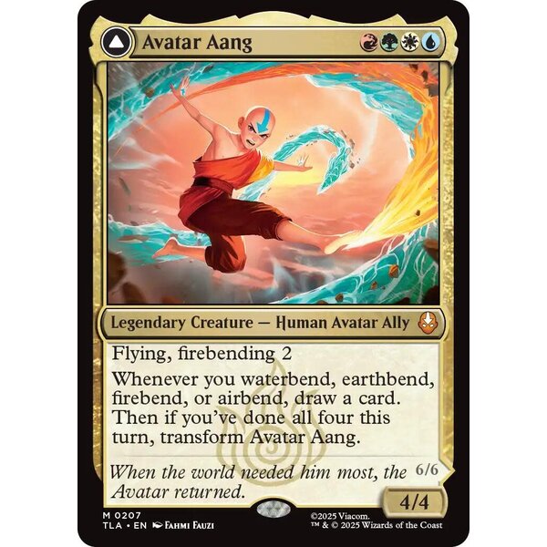 Magic: The Gathering Avatar Aang (207) Lightly Played Foil