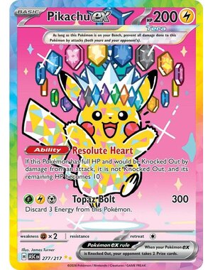 Pokemon Pikachu ex (277) Near Mint Holofoil