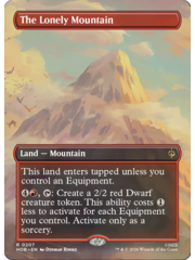 Magic: The Gathering The Lonely Mountain (Borderless) (207) Lightly Played