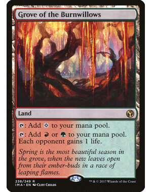 Magic: The Gathering Grove of the Burnwillows (238) Lightly Played