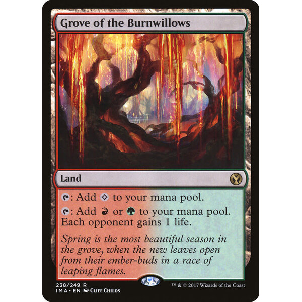 Magic: The Gathering Grove of the Burnwillows (238) Lightly Played