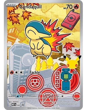 Pokemon Cyndaquil (047) Near Mint Holofoil