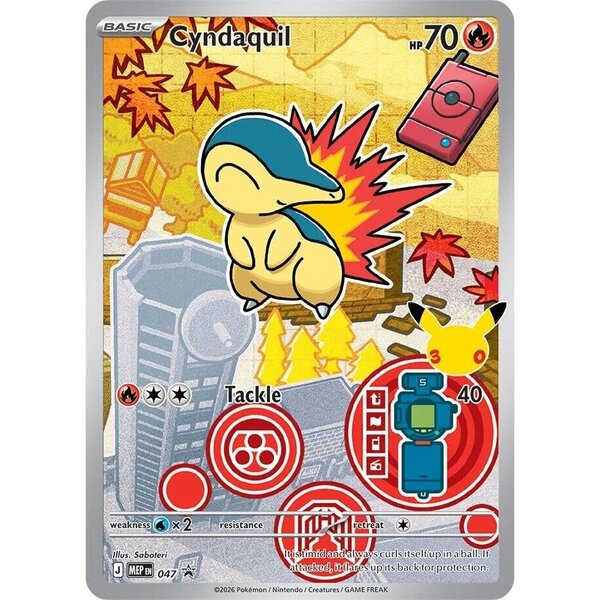 Pokemon Cyndaquil (047) Near Mint Holofoil