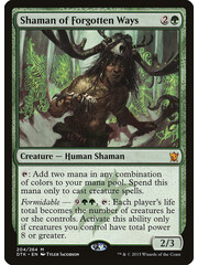 Magic: The Gathering Shaman of Forgotten Ways (204) Lightly Played