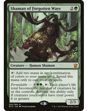 Magic: The Gathering Shaman of Forgotten Ways (204) Lightly Played
