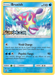 Pokemon Bruxish (Prerelease) (SM11) Lightly Played Holofoil