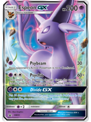 Pokemon Espeon GX (SM35) Moderately Played Holofoil