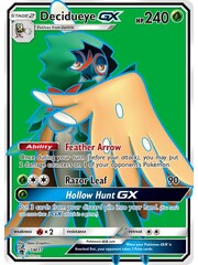 Pokemon Decidueye GX (SM37) Damaged Holofoil