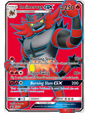 Pokemon Incineroar GX (SM38) Lightly Played Holofoil
