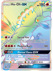 Pokemon Ho-Oh GX (SM80) Moderately Played Holofoil