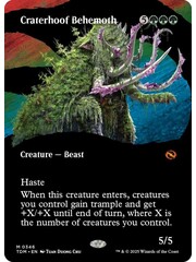 Magic: The Gathering Craterhoof Behemoth (Borderless) (346) Near Mint