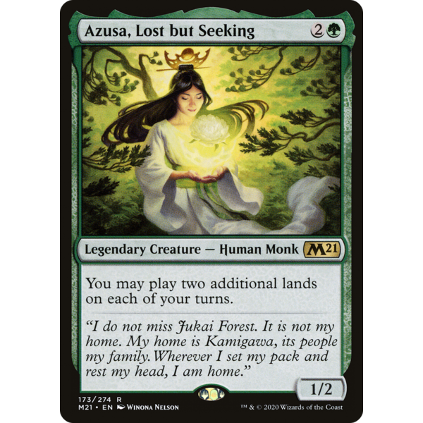Magic: The Gathering Azusa, Lost but Seeking (173) Lightly Played