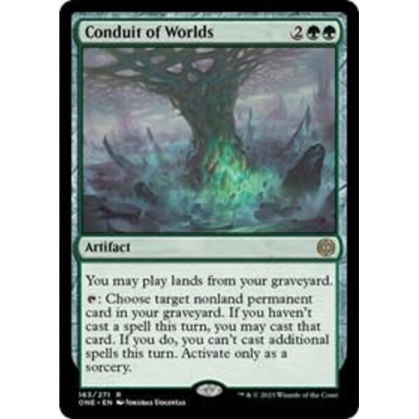 Magic: The Gathering Conduit of Worlds (163) Lightly Played