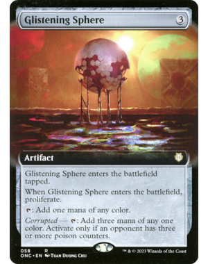 Magic: The Gathering Glistening Sphere (Extended Art) (058) Lightly Played