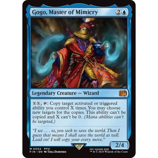 Magic: The Gathering Gogo, Master of Mimicry (054) Lightly Played Foil