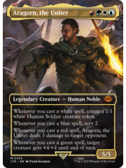 Magic: The Gathering Aragorn, the Uniter (Borderless) (434) Lightly Played