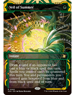 Magic: The Gathering Veil of Summer (060) Lightly Played Foil