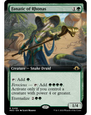 Magic: The Gathering Fanatic of Rhonas (Extended Art) (458) Lightly Played