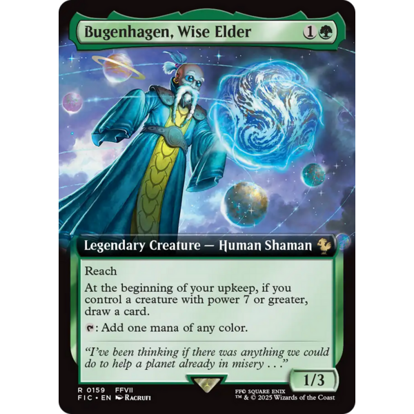 Magic: The Gathering Bugenhagen, Wise Elder (Extended Art) (159) Lightly Played Foil