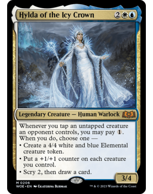 Magic: The Gathering Hylda of the Icy Crown (206) Lightly Played