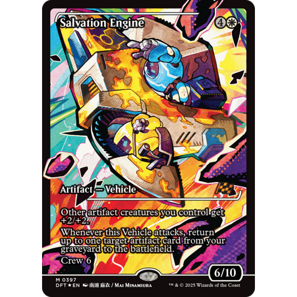 Magic: The Gathering Salvation Engine (Showcase) (397) Lightly Played Foil