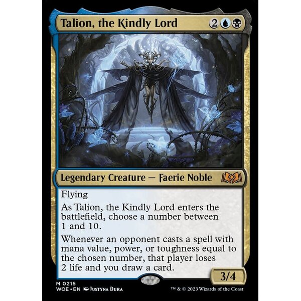 Magic: The Gathering Talion, the Kindly Lord (215) Lightly Played
