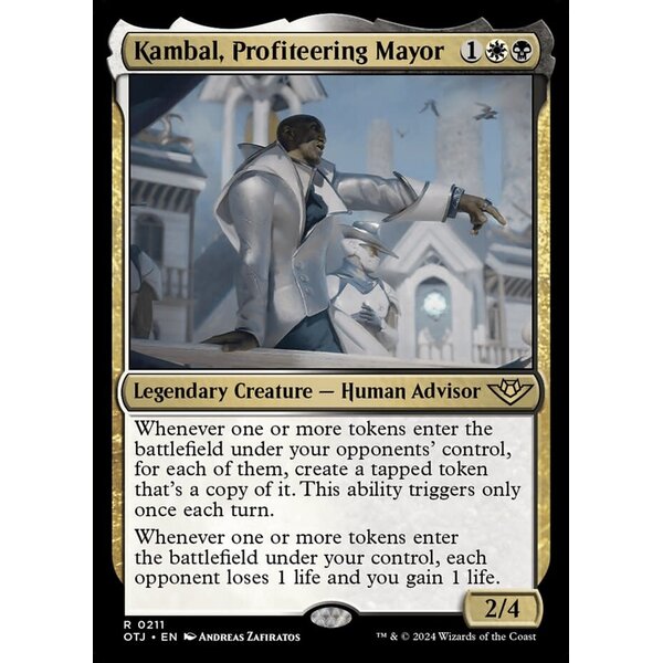 Magic: The Gathering Kambal, Profiteering Mayor (211) Lightly Played