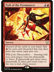 Magic: The Gathering Path of the Pyromancer (034) Lightly Played