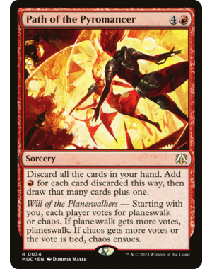 Magic: The Gathering Path of the Pyromancer (034) Lightly Played