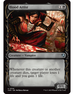 Magic: The Gathering Blood Artist (Showcase) (326) Lightly Played Foil