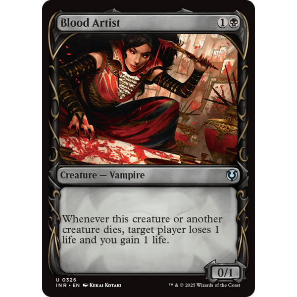 Magic: The Gathering Blood Artist (Showcase) (326) Lightly Played Foil