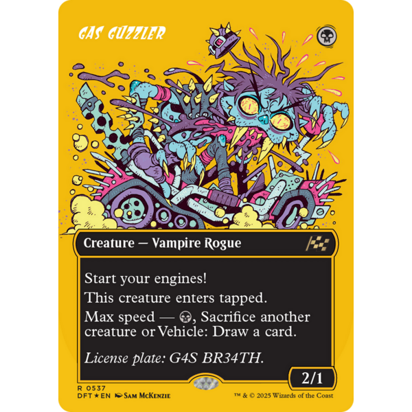 Magic: The Gathering Gas Guzzler (Borderless) (First-Place Foil) (537) Lightly Played Foil