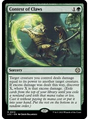 Magic: The Gathering Contest of Claws (012) Lightly Played