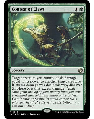 Magic: The Gathering Contest of Claws (012) Lightly Played