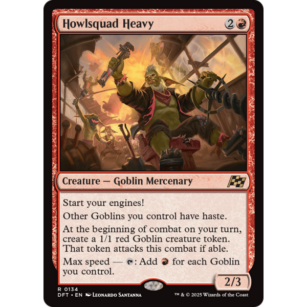Magic: The Gathering Howlsquad Heavy (134) Lightly Played