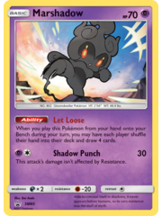 Pokemon Marshadow (SM85) Lightly Played Holofoil