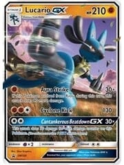Pokemon Lucario GX (SM100) Lightly Played Foil