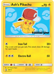 Pokemon Ash's Pikachu (SM113) Lightly Played